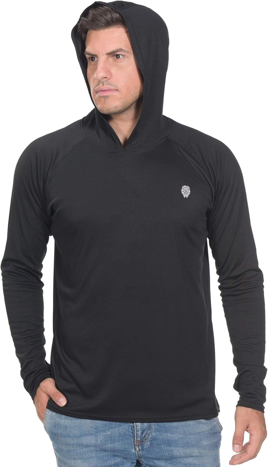 Fishing Shirts for Men Long Sleeve - Sun Protection SPF 50+ UV Tshirt Hoodies