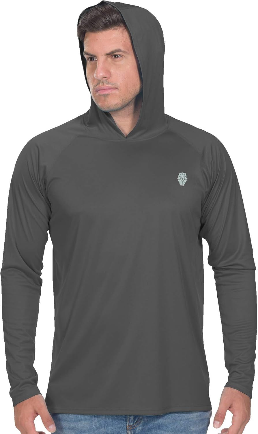 Fishing Shirts for Men Long Sleeve - Sun Protection SPF 50+ UV Tshirt Hoodies