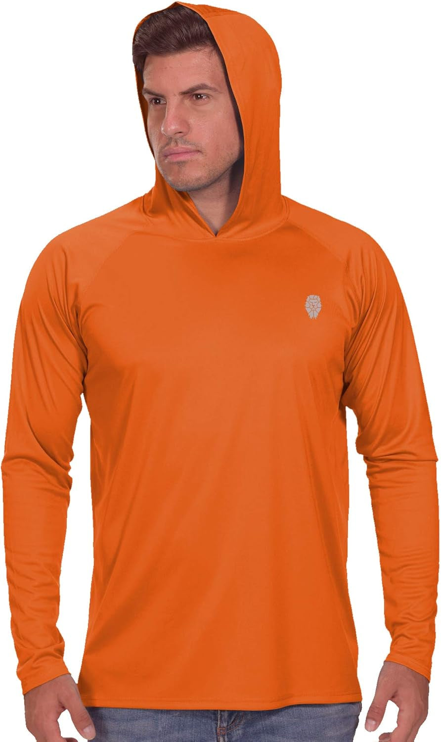 Fishing Shirts for Men Long Sleeve - Sun Protection SPF 50+ UV Tshirt Hoodies