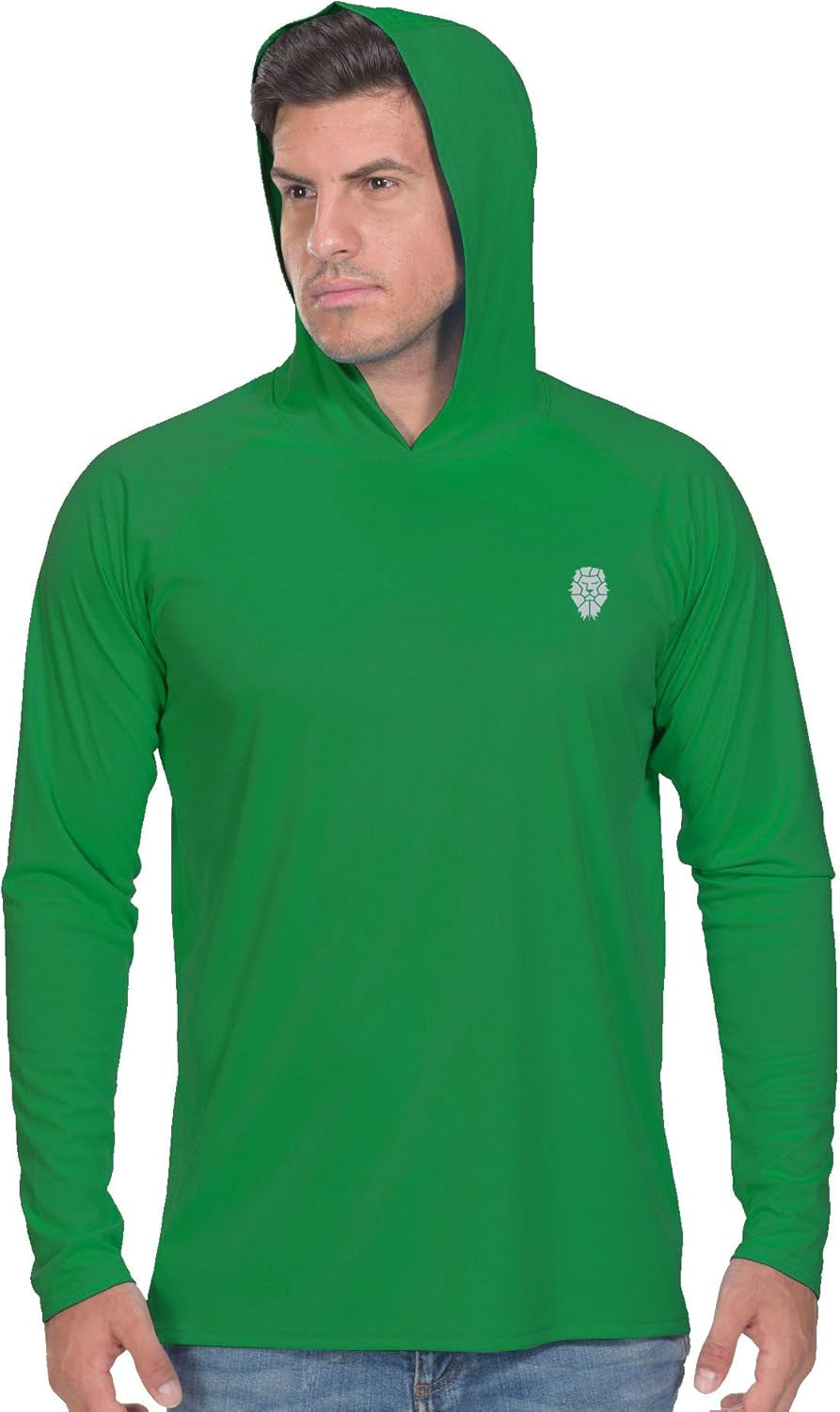 Fishing Shirts for Men Long Sleeve - Sun Protection SPF 50+ UV Tshirt Hoodies