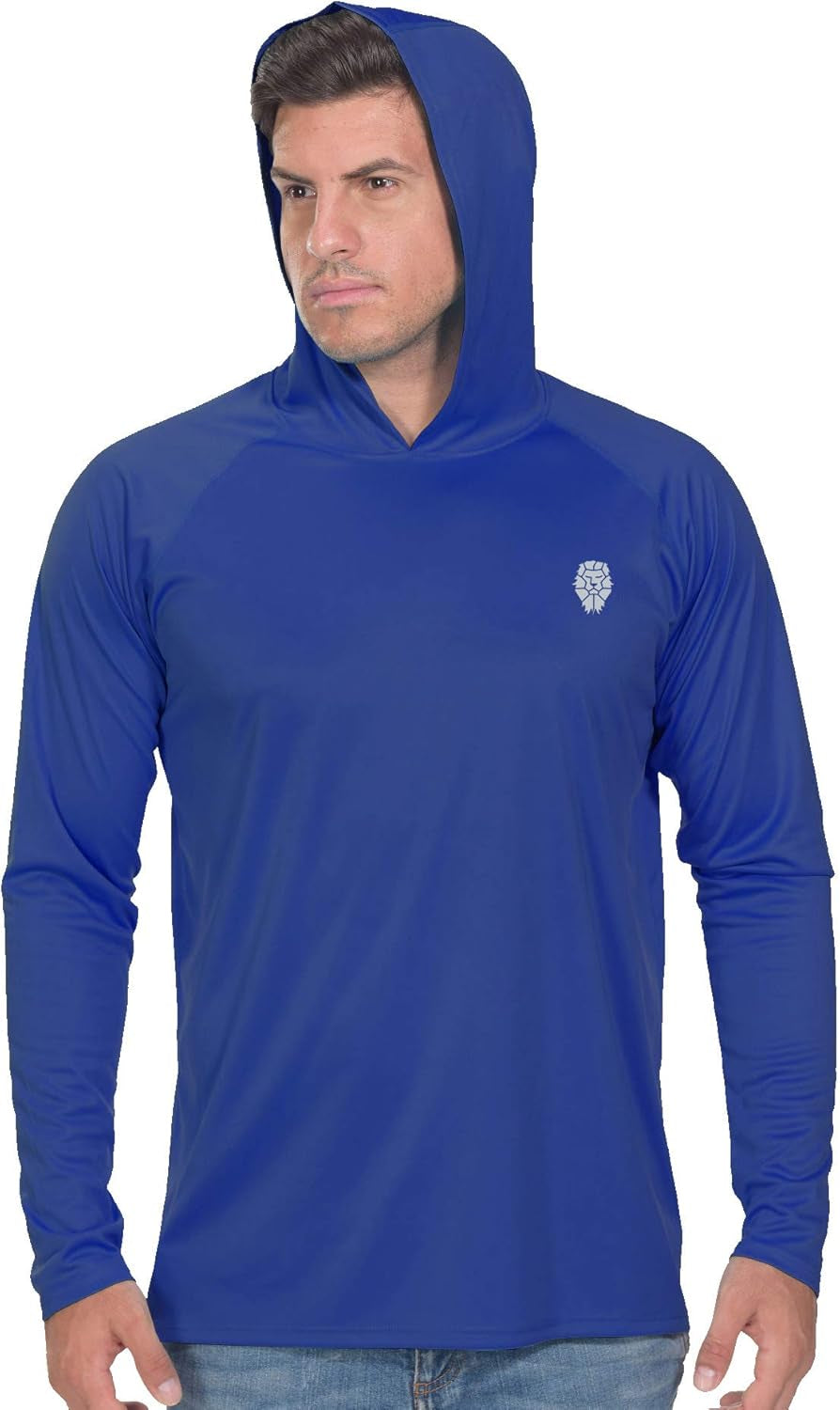 Fishing Shirts for Men Long Sleeve - Sun Protection SPF 50+ UV Tshirt Hoodies