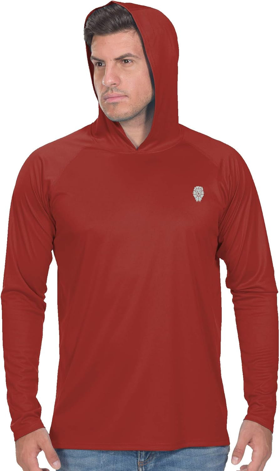 Fishing Shirts for Men Long Sleeve - Sun Protection SPF 50+ UV Tshirt Hoodies
