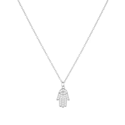 925 Sterling Silver Korean Fashion INS Evil Eye Diamond Pendant Necklace for Women Girls Gifts Party Fine Jewelry Collares