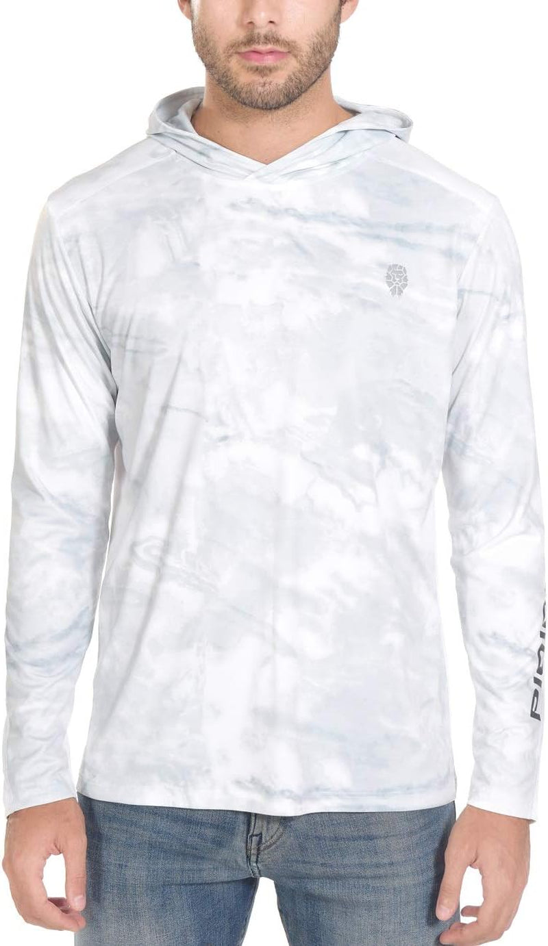 Fishing Shirts for Men Long Sleeve - Sun Protection SPF 50+ UV Tshirt Hoodies
