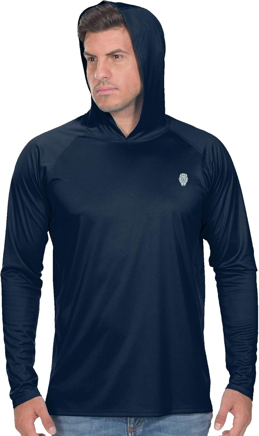 Fishing Shirts for Men Long Sleeve - Sun Protection SPF 50+ UV Tshirt Hoodies