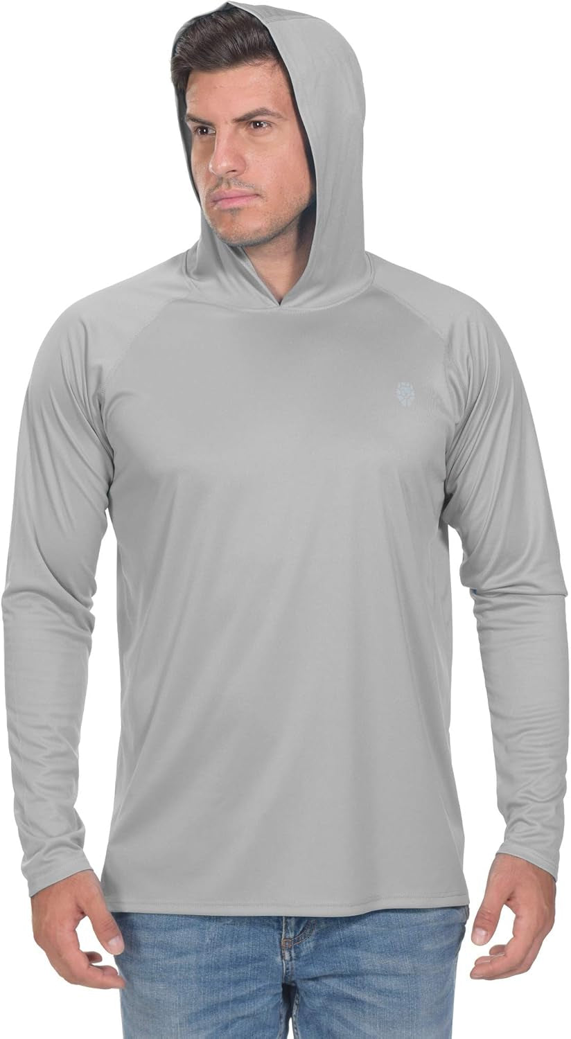 Fishing Shirts for Men Long Sleeve - Sun Protection SPF 50+ UV Tshirt Hoodies